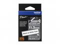 Brother - HSe-231E, bužírka bílá, černá (11,2 mm)