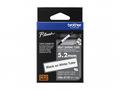 Brother - HSE-211E, bužírka bílá, černá (5,2 mm)