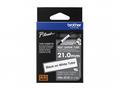 Brother - HSe-251E, bužírka bílá, černá (21 mm)