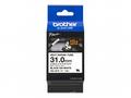 Brother - HSe-261E, bužírka bílá, černá (31 mm)