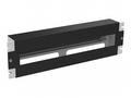 Solarix RAIL-3U-DIN-BK Instalační panel 3U s DIN l
