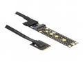 Delock Karta Riser NVMe M.2 Key A+E zástrčková na 