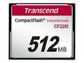 Transcend 512MB INDUSTRIAL TEMP CF220I CF CARD (SL