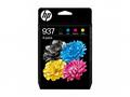 HP Ink Cartridge 937, Black, Tricolor, 1450, 800 s