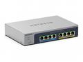 NETGEAR Smart MS108TUP - Přepínač - L3 Lite - inte