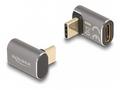 Delock - USB adaptér - USB-C (M) úhlový do USB-C (