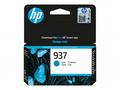HP Ink Cartridge 937, Cyan, 800 stran