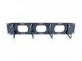 APC 2U Horizontal Cable Organizer w, Pass-Thru Bla
