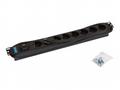 TRITON 19" rozvodný panel 8x230V DIN - 2m, bleskoj