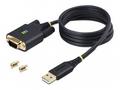 StarTech.com 3ft (1m) USB to Serial Adapter Cable,