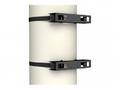 Chief Structural Column Adapter Wall Mount - Black