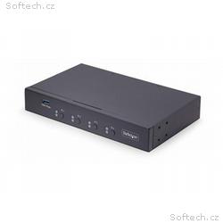 StarTech.com 4-Port KM Switch with Mouse Roaming, 