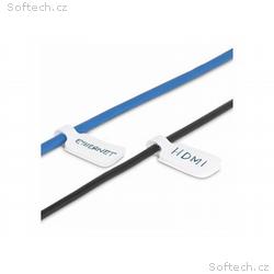 StarTech.com 3.5in (9cm) Cable Labels, 100 Pack Wh