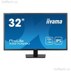 iiyama ProLite, X3270QSU-B1, 31,5", IPS, QHD, 100H