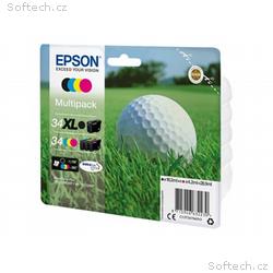 Epson 34XL - 4-balení - XL - černá, žlutá, azurová