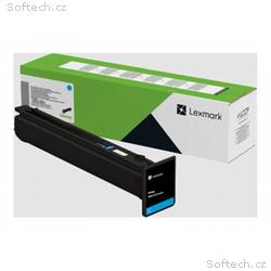 Lexmark - Azurová - originální - kazeta s barvivem