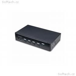 StarTech.com 4-Port DisplayPort KVM Switch, 4K 60H