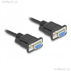 Delock - Sériový kabel RS-232 - DB-9 (F) šroubovac