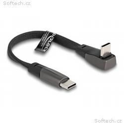 Delock - USB kabel - USB-C (M) do USB-C (M) úhlový
