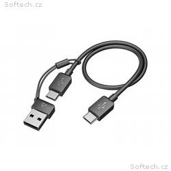 HP Poly Voyager Focus 2 - Náhlavní souprava - náhl