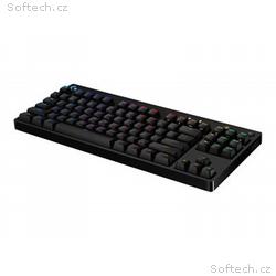 Logitech Pro - Klávesnice - podsvícení - USB - QWE