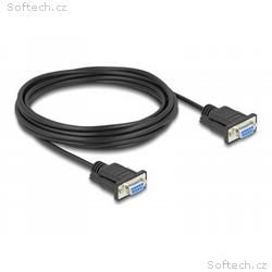 Delock - Sériový kabel - DB-9 (F) do DB-9 (F) - 5 