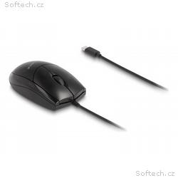 Delock - Myš - tichý - pravák a levák - optický - 