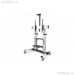 StarTech.com Rolling TV Cart, Stand On Wheels, Up 