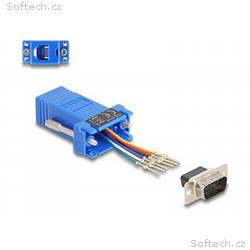 Delock - Sériový adaptér - DB-9 (M) šroubovací do 