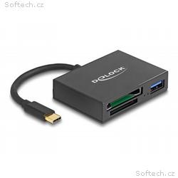 Delock - Ctecka karet (SD, XQD 2.0) - USB-C