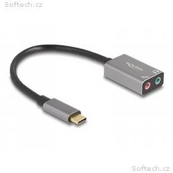 Delock - Adaptér USB-C, jack sluchátek - 24 pin US
