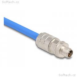Delock - Sítový konektor - 8 pin M12-X (M) - CAT 6