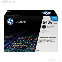 HP 643A - Černá - originální - LaserJet - kazeta s