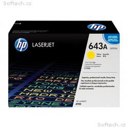 HP 643A - Žlutá - originální - LaserJet - kazeta s
