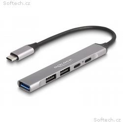 Delock - Rozbocovac - 1 x USB-C (Power Delivery) +