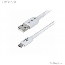 StarTech.com 3m (9.8ft) White USB-A to USB-C Charg