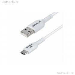 StarTech.com 3ft (1m) White USB-A to USB-C Chargin