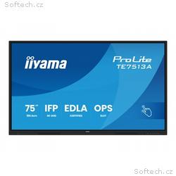75" iiyama TE7513A-B1AG:IPS, 4K, 40P, EDLA