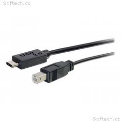 C2G 6ft USB 2.0 USB-C to USB-B Cable M, M - Black 