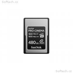 SanDisk PRO-CINEMA - Pametová karta flash - 480 GB