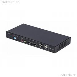 StarTech.com 2-Port Dual-Monitor DP KVM Switch w, 
