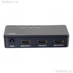 C2G 2-Port 4K HDMI Splitter - Rozdělovač video, au