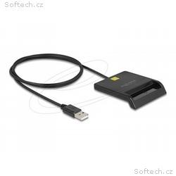 Delock - Ctecka karet SMART - USB - cerná