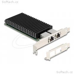 Delock - Sítový adaptér - PCIe 2.0 x8 nízký profil