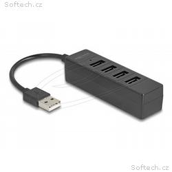 Delock - Rozbocovac - Typ A - 4 x USB 2.0 - deskto