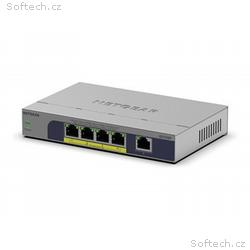 NETGEAR GS105P - Prepínac - nerízený - 1 x 10, 100