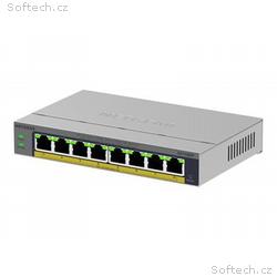 NETGEAR Easy Smart GS108EP - Prepínac - L3 - intel