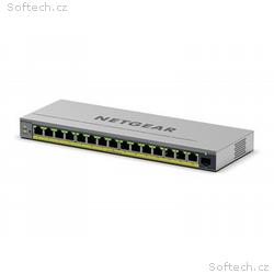 Netgear 16PT GIGABIT UNMANAGEABLE PLUS SWITCH W, P
