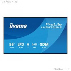 iiyama ProLite LH8675UHS-B2AG - 86" Trída úhlopríc