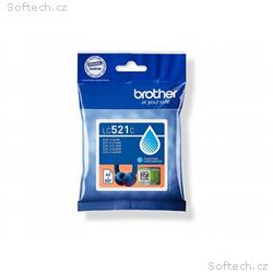 Brother LC521C - Azurová - originální - polštárový